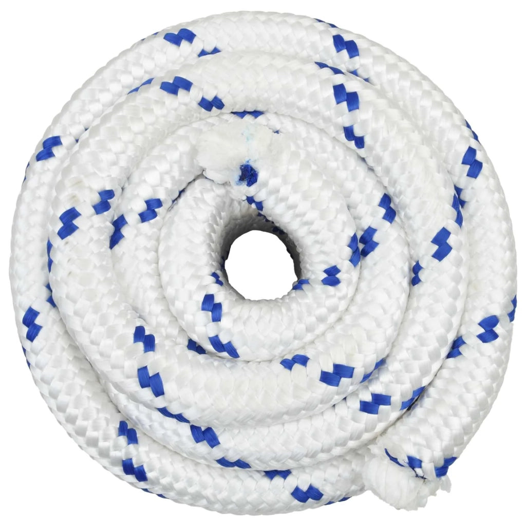 Corda | Fune da Barca 25 m 3 Bianco e Blu PP