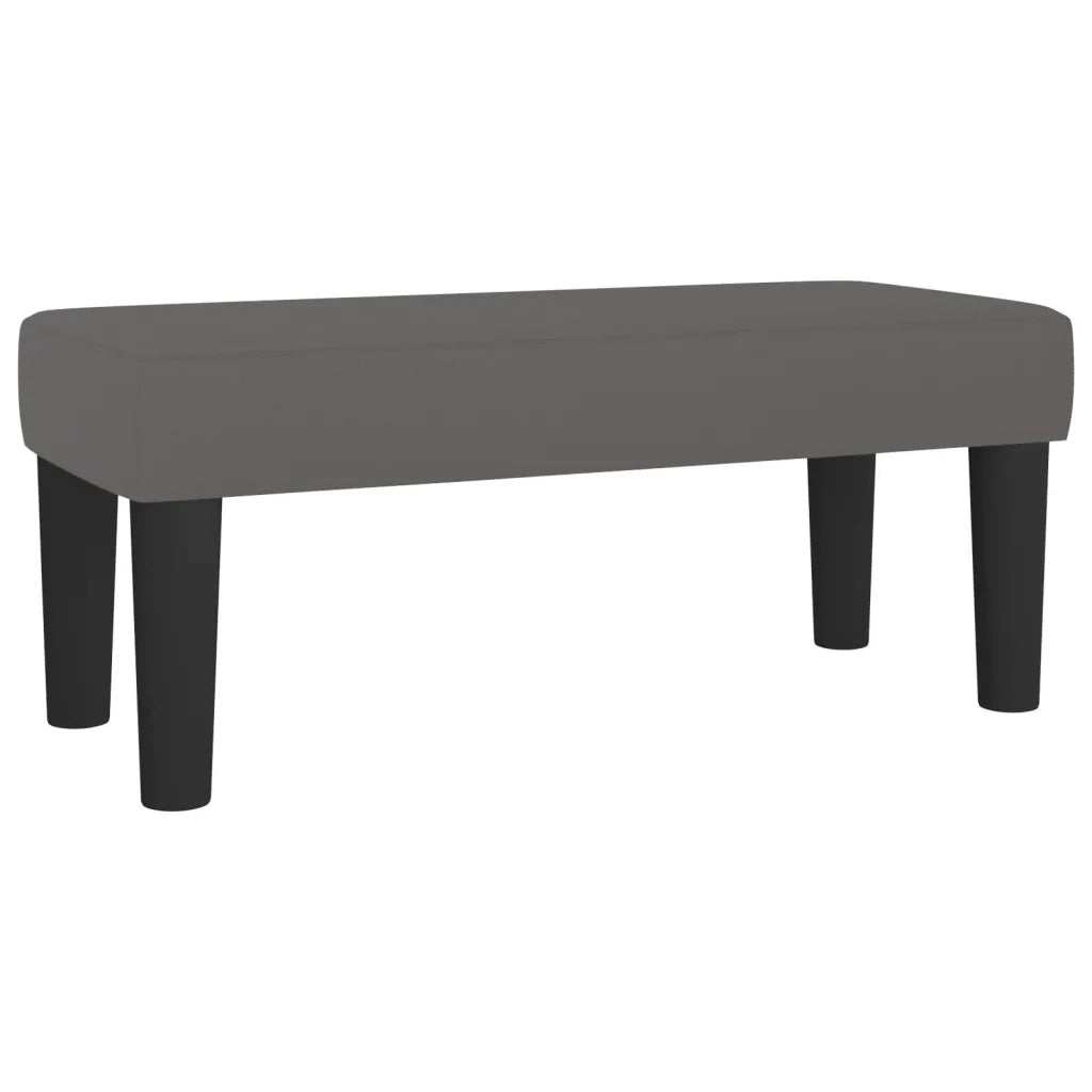 Giroletto a Molle con Materasso Grgio 80x200 cm in Similpelle 3137633