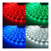 Trade Shop - Bobina Striscia Strip Led 5050 Flessibile 5m 300 Led Adesiva Luce Interno Ip 20 - -bianco Caldo      -