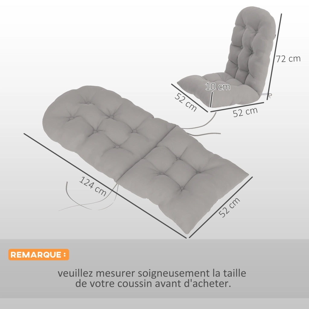 Cuscini per Sedie ¨C Minimal ¨C Grigio Chiaro