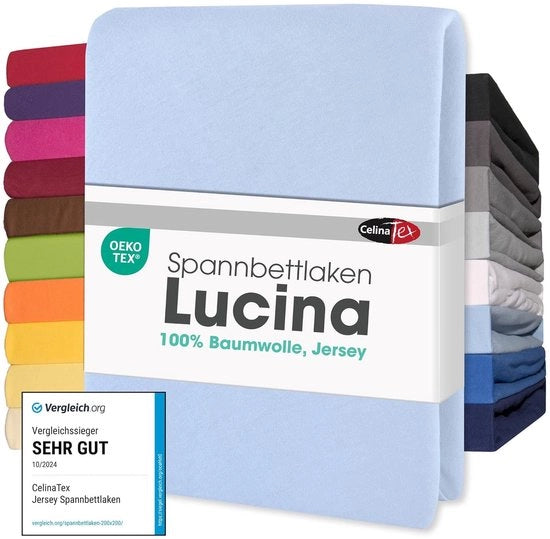 Hoeslaken topper - 100% cotone - 200 x 200 cm - 1 pezzo - materiale resistente e soffice