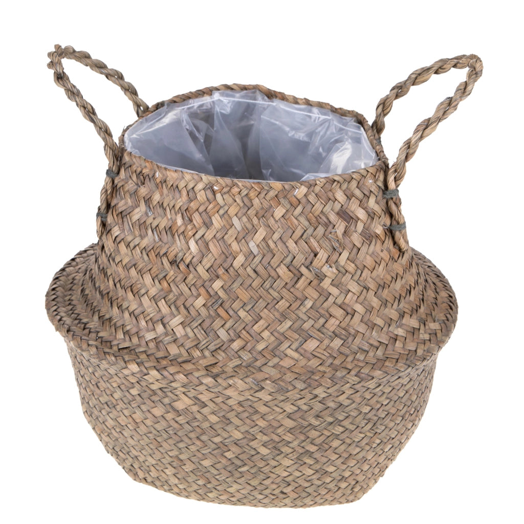 Cesto Giara in Materiale Naturale H 36 cm