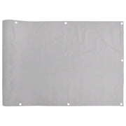 Schermo da balcone | Paravento da Balcone Grigio 400x120 cm in PVC