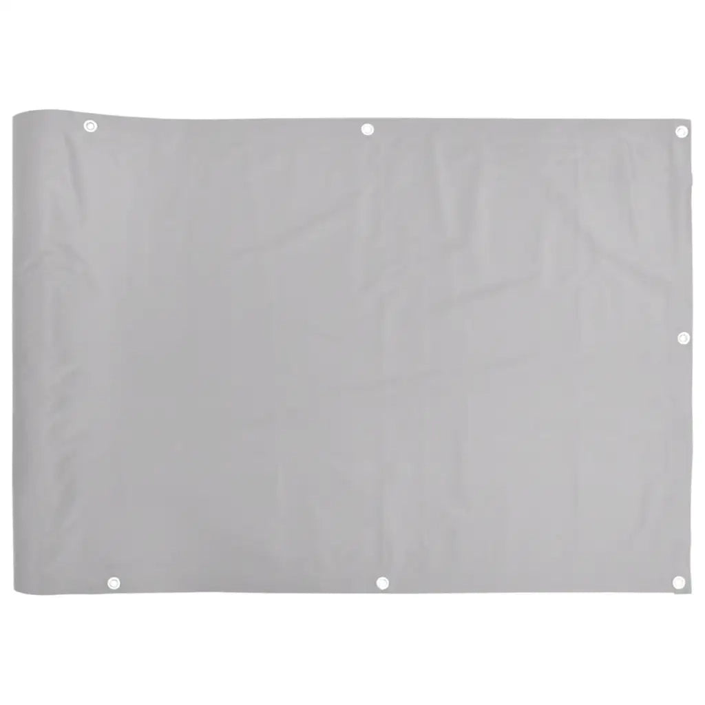 Schermo da balcone | Paravento da Balcone Grigio 400x120 cm in PVC