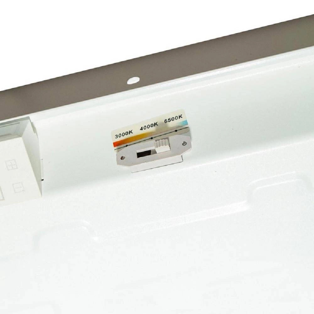 Trade Shop - Plafoniera Soffitto 120x30cm Pannello Led 40w 3 Colorazioni Di Luce Lp120-40w-3c -