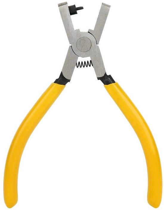 Strumento per forare - Piastra orologio/rima - In acciaio inossidabile durato - Maniglia ergonomico - Utilizzo multifunzionale - Piastra