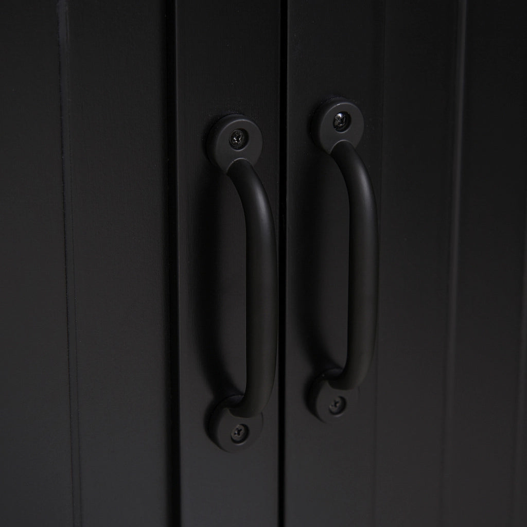 Armadio da cucina con 2 ante e 3 ripiani ¨C zephmum ¨C MDF nero