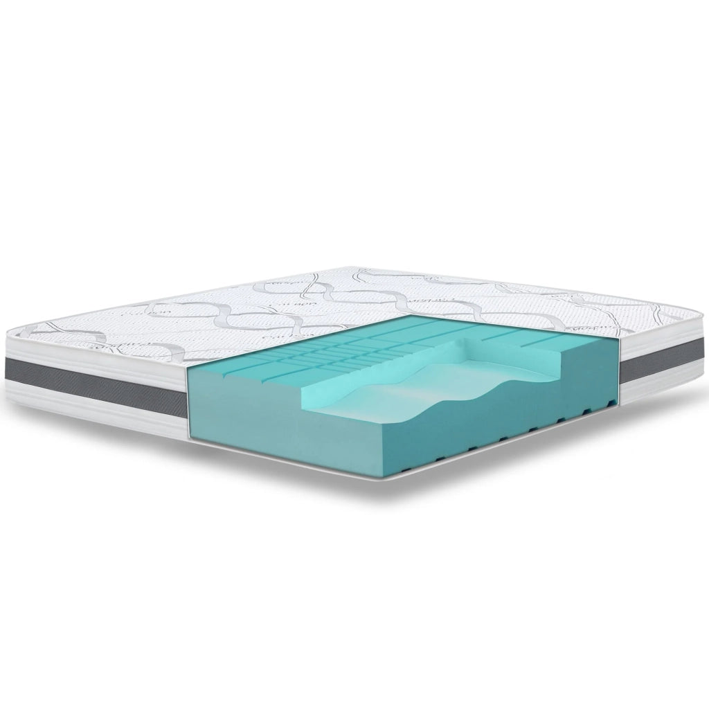 Materasso Singolo 90x160 cm a Media Rigidita' | Altezza 16 cm | Tessuto Anallergico e Traspirante | Proprieta' Ortopediche e Automodellanti | Prodotto in Italia