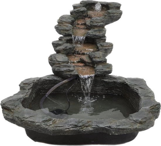 Vasca Decorativa con Cascata - Vasca Preformata - Elegante e Funzionale