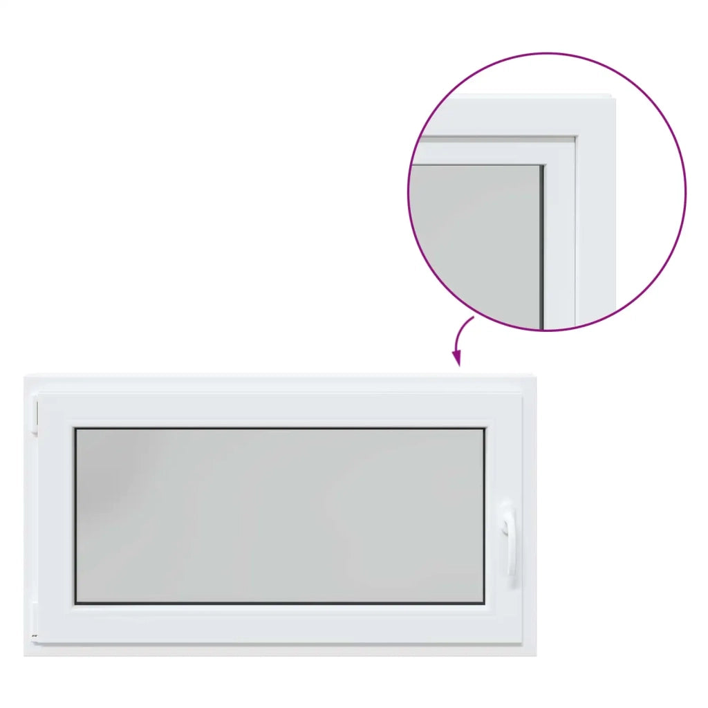 Finestra per Soffitta RISOR Bianco 110 x 70 cm PVC e Vetro 42047260