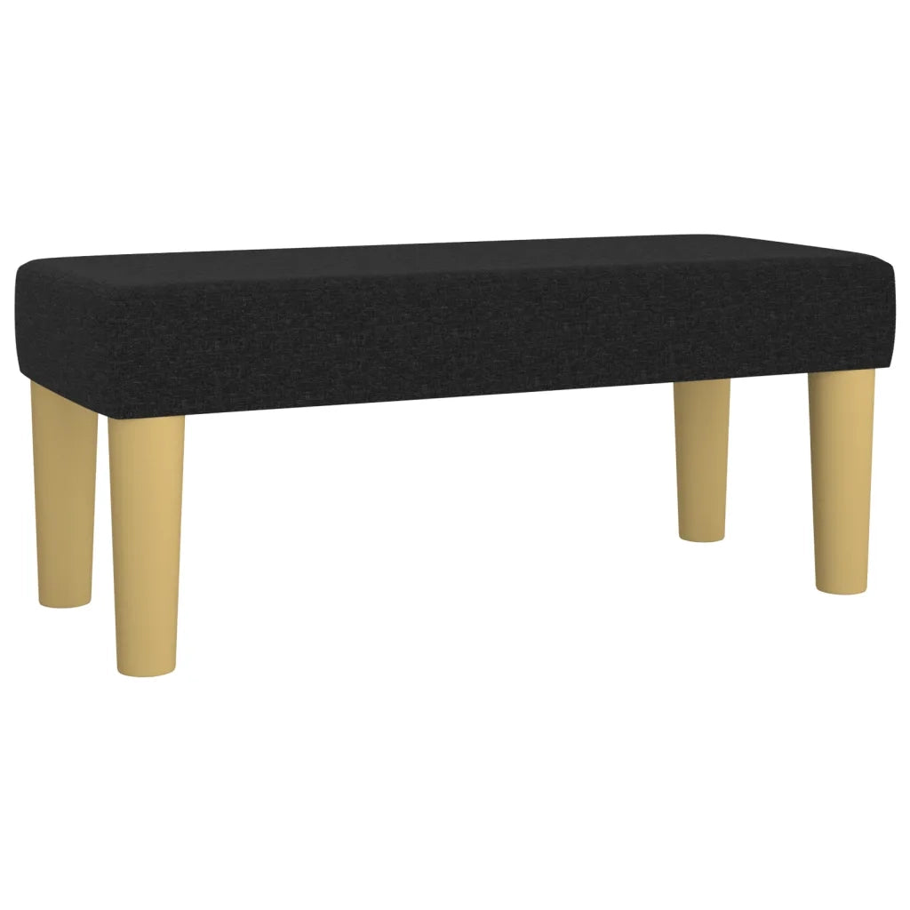 Giroletto a Molle con Materasso Nero 80x200 cm inTessuto 3136951