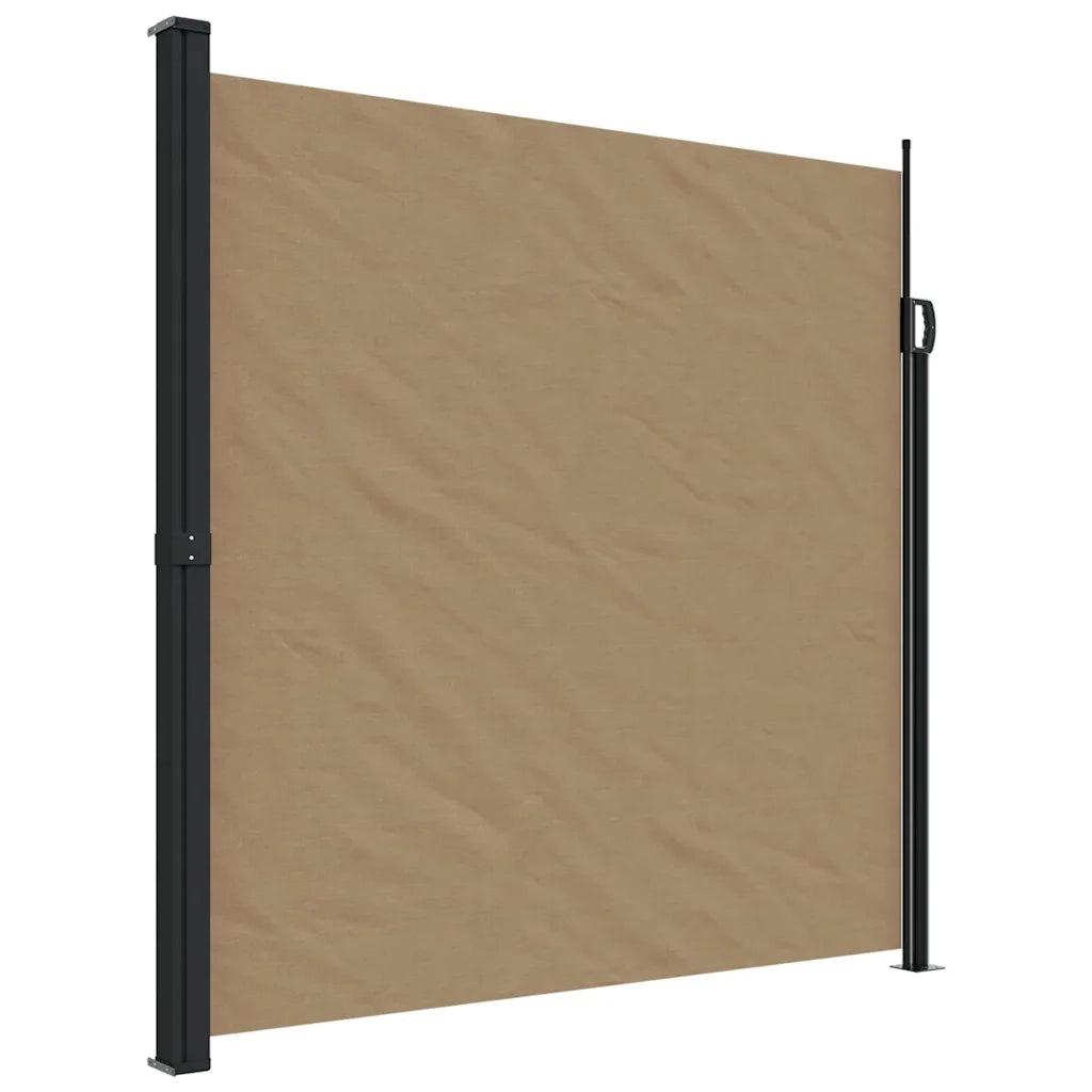 Tenda da Sole Laterale Retrattile Tortora 200x300 cm 4004364