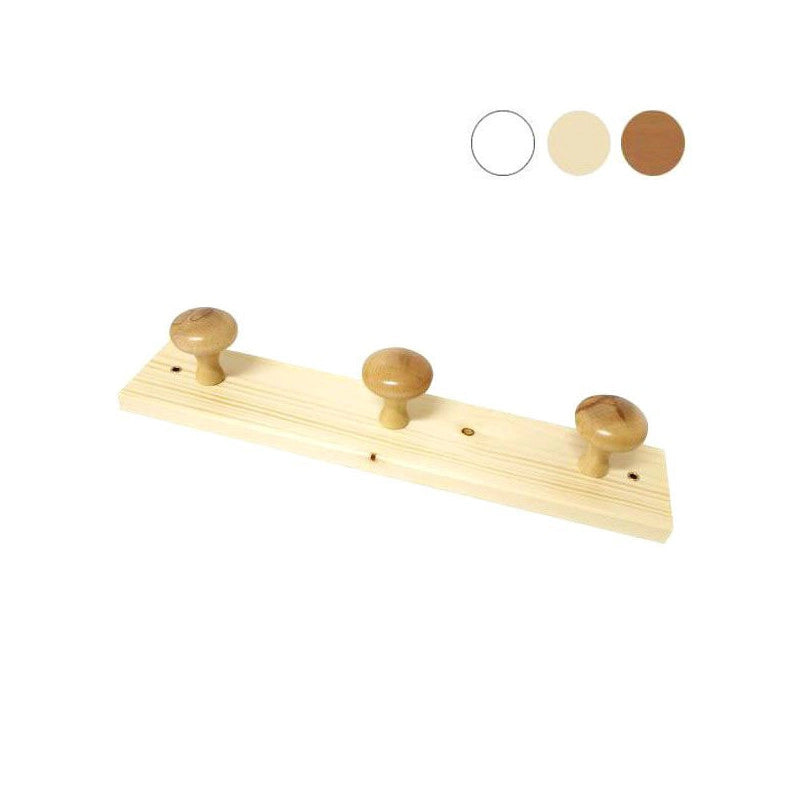 Appendiabiti Legno Posti 2 Naturale Xtra