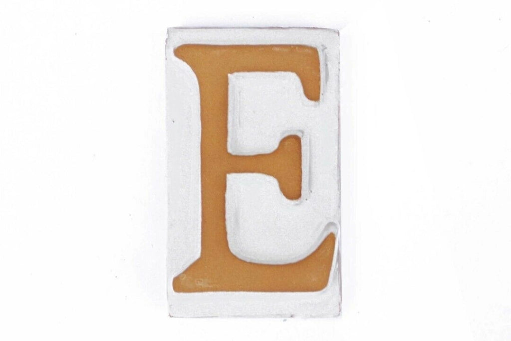 Lettera Numero Civico In Terracotta E Cm 5 Altezza 8 Set 5 Pezzi - Masidef