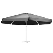 Telo di Ricambio per Ombrellone Antracite 610 cm 312548