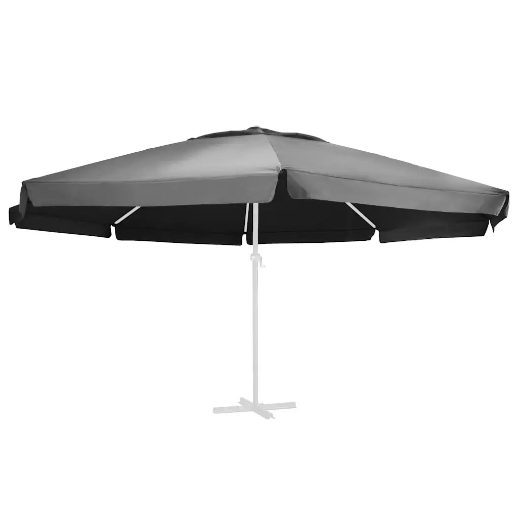 Telo di Ricambio per Ombrellone Antracite 610 cm 312548