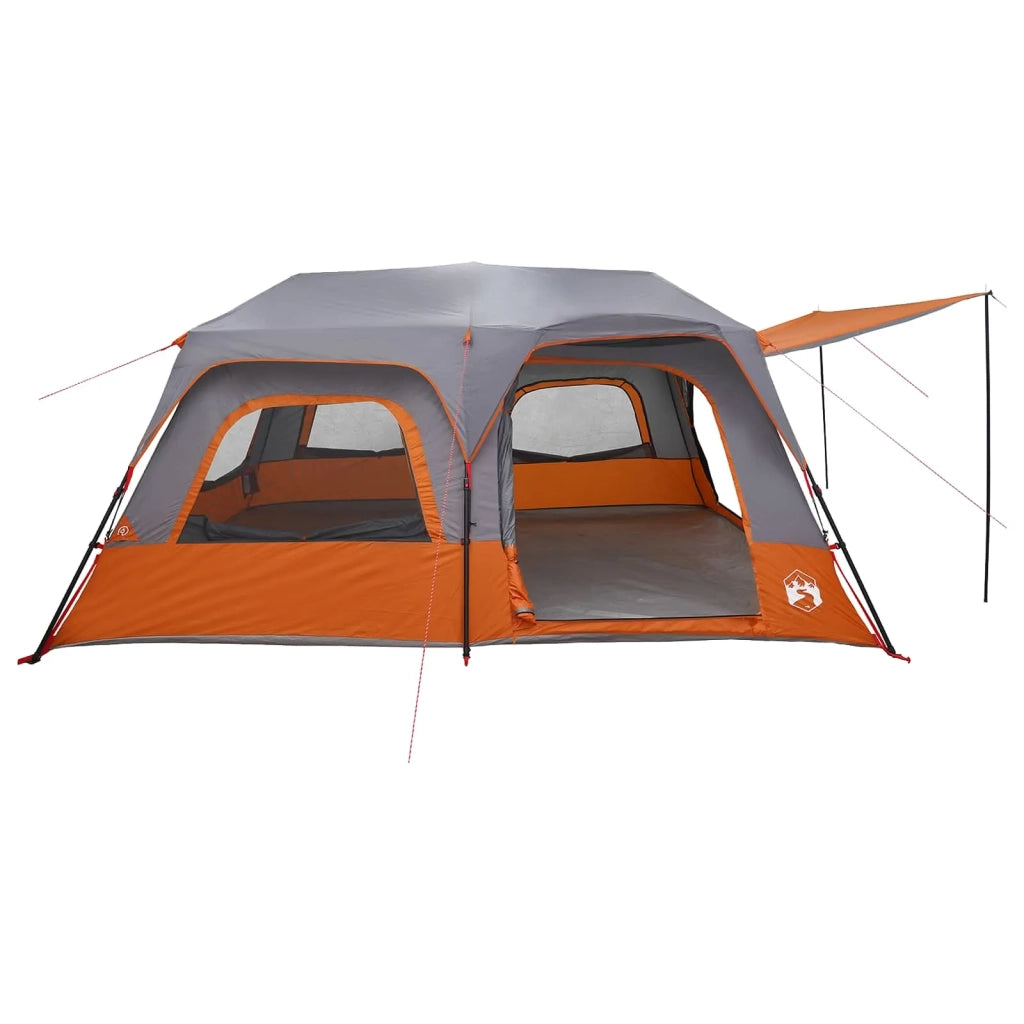 Tenda Istantanea Grigio e arancione 10 persone
