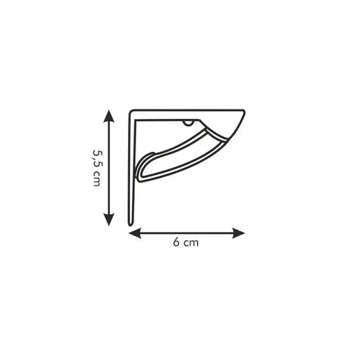 CLIP FERMATOVAGLIA MULTIUSO 'PRESTO' 3,5x6 cm - 4 pezzi - TESCOMA