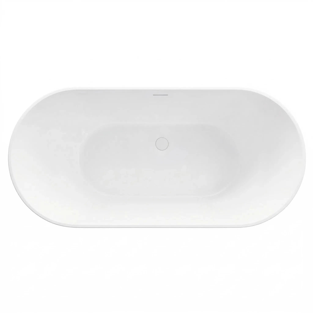 Vasca Bagno Da Terra Rea Ferrano 160 Copritappo bianco