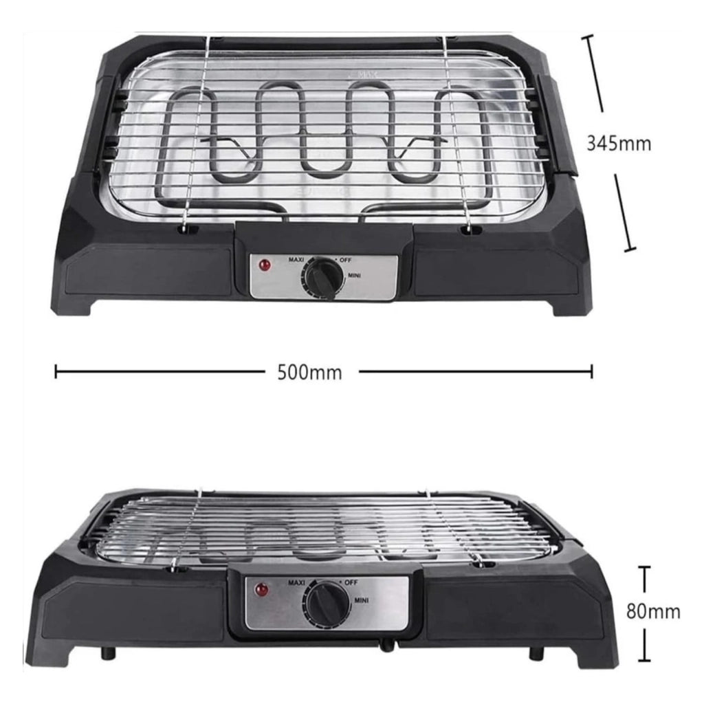 GRIGLIA ELETTRICA BBQ DA TAVOLO SENZA FUMO ANTIADERENTE 2000W AIGOSTAR LAVA