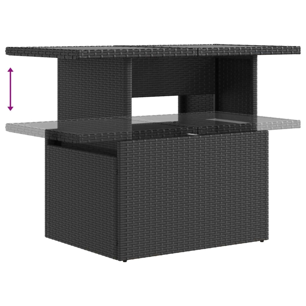Set da pranzo per esterni 3 pcs polyrattan 3422404