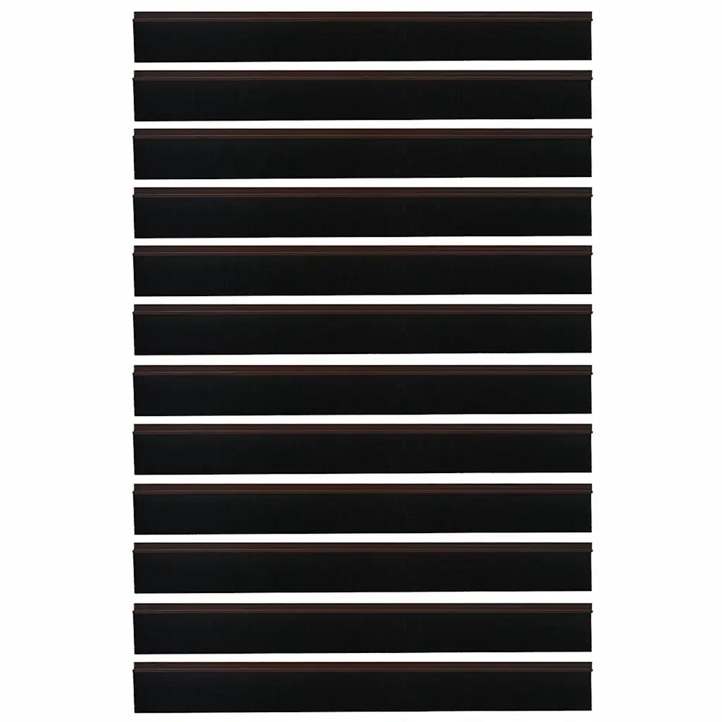 Spazzole per porte autoadesive 12 pz Marrone 100 cm CFW8177822
