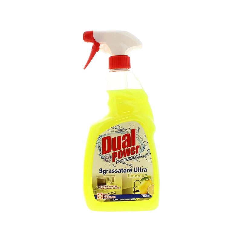 DUAL POWER PROFESSIONAL SGRASSATORE SPRAY ULTRA LIMONE - 750ML