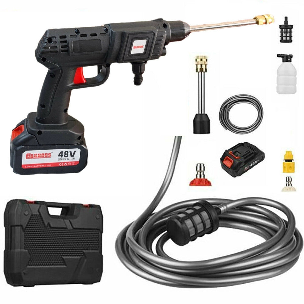 Trade Shop - Idropulitrice Portatile Multiuso A Batteria 48v Ad Acqua Alta Pressione Per Barca -