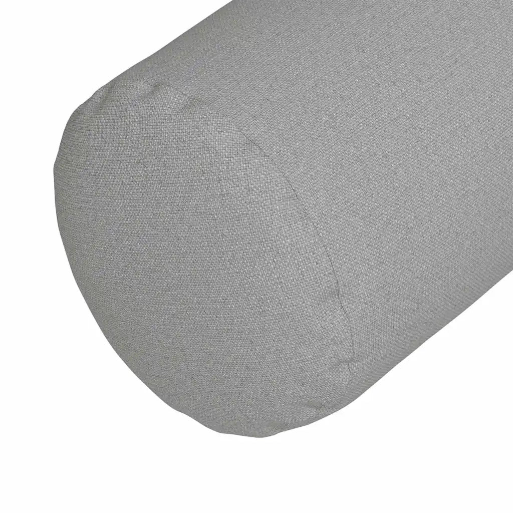 Cuscini a rullo 2 pcs Grigio Nuvola Ø 25 x 70 cm Tessuto 42014324