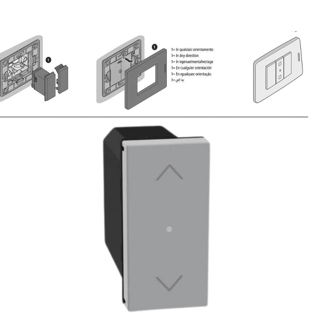 Bticino starter kit tapparelle smart con gateway e 5 comandi *** colore grigio, confezione 1