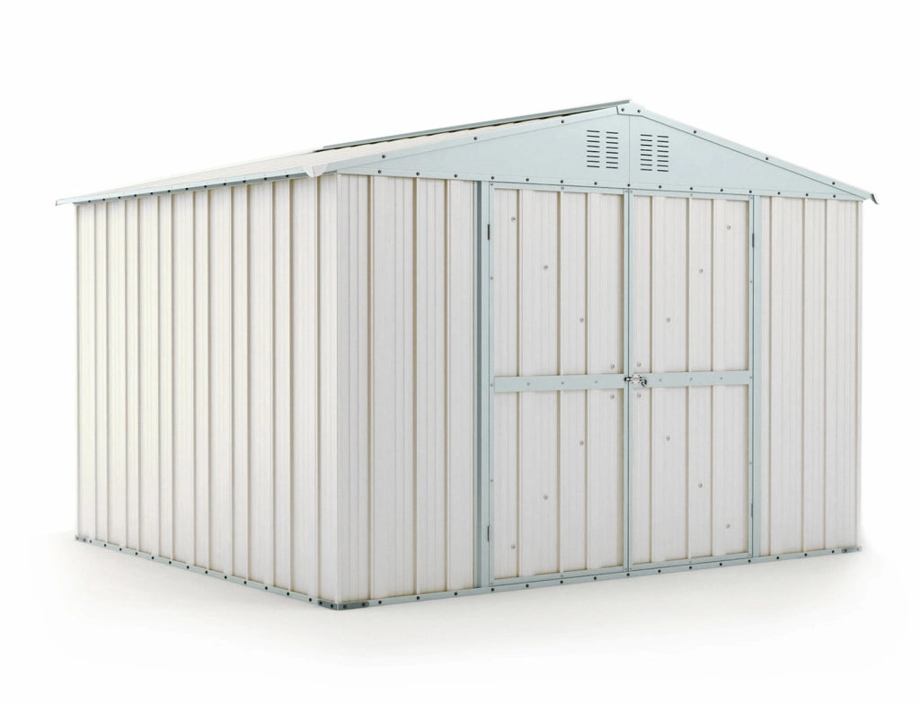 Box in lamiera zincata per esterno 327x269cm x h 215cm - 132 kg - 8,80mq BIANCO