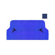 Trade Shop - Copri Divano 2 Posti Estendibile Da 110 A 150 Cm Tessuto Elasticizzato Italy - Grigio
