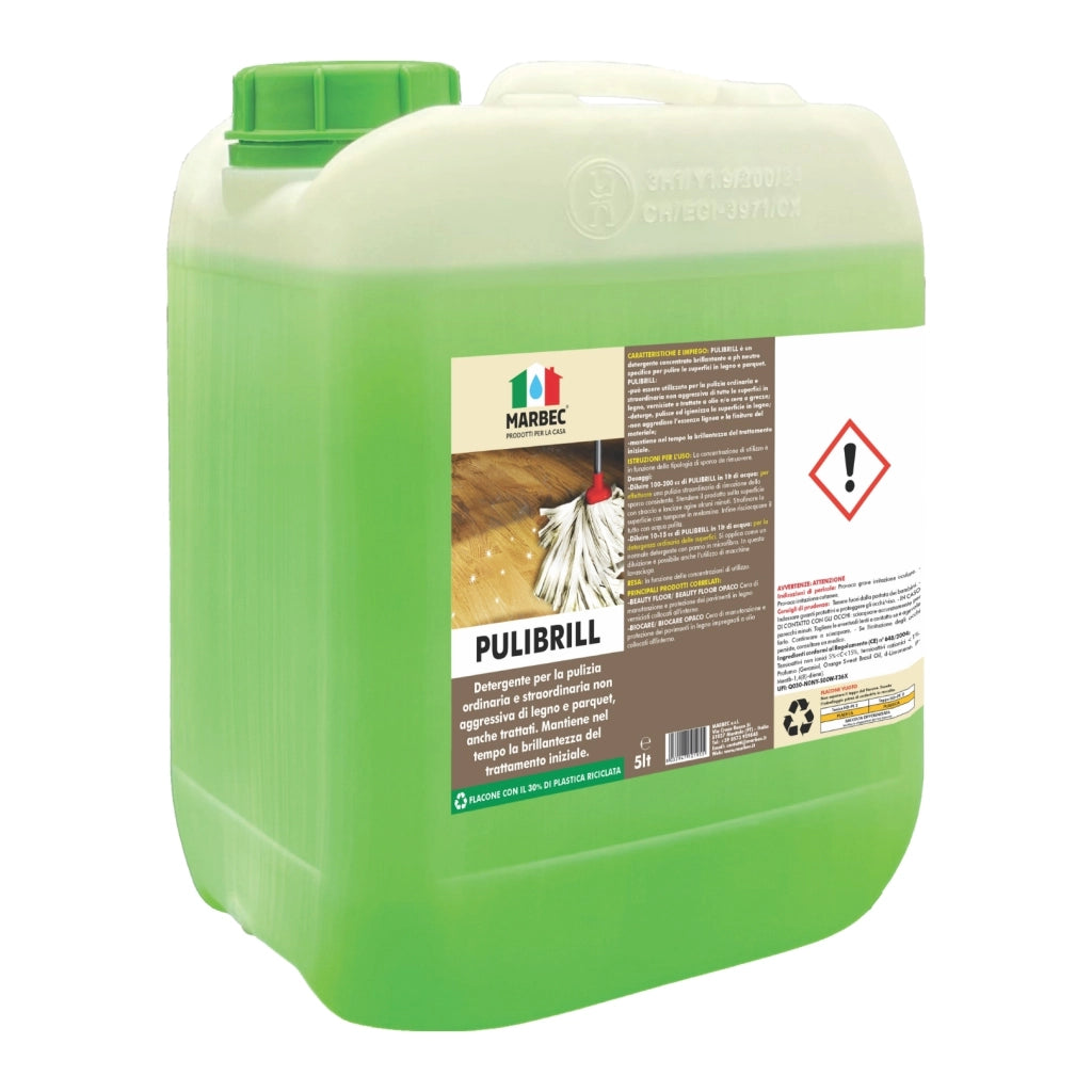 Come pulire il legno PULIBRILL   5LT