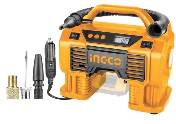Compressore auto batteria al litio 20v 11bar ingco