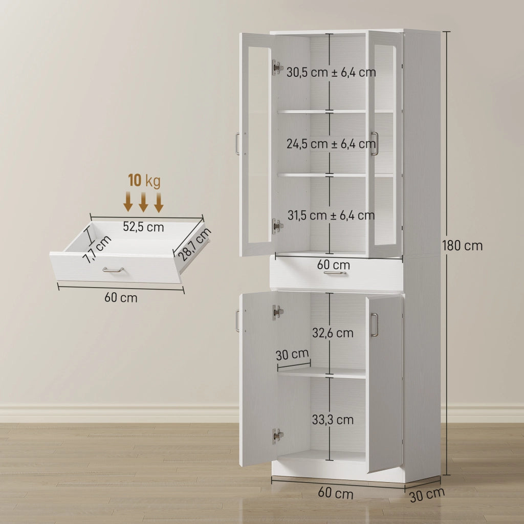 Buffet da cucina ¨C Minimal ¨C bianco 60x35x180cm