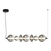 Lampada a sospensione LED Daphne Milagro nera 40W 3000K