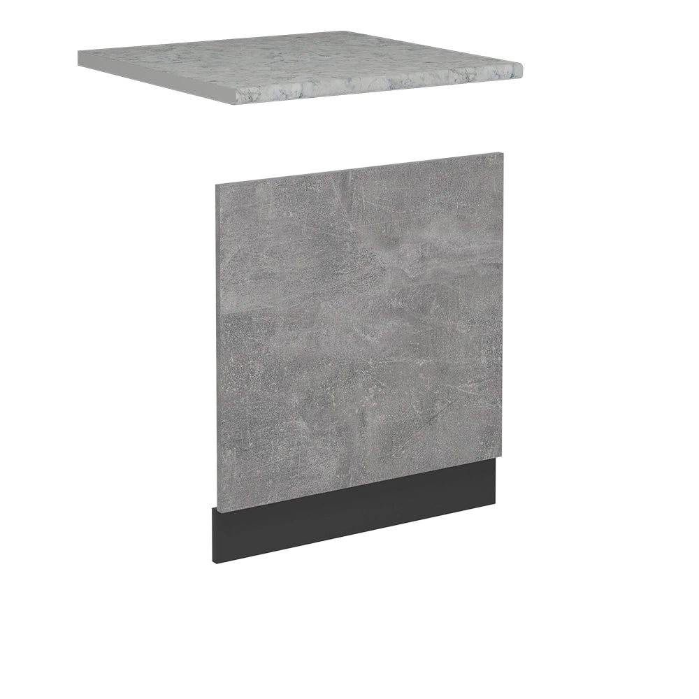 Vicco Pannello frontale per lavastoviglie Calcestruzzo 60 cm , PL Marmo