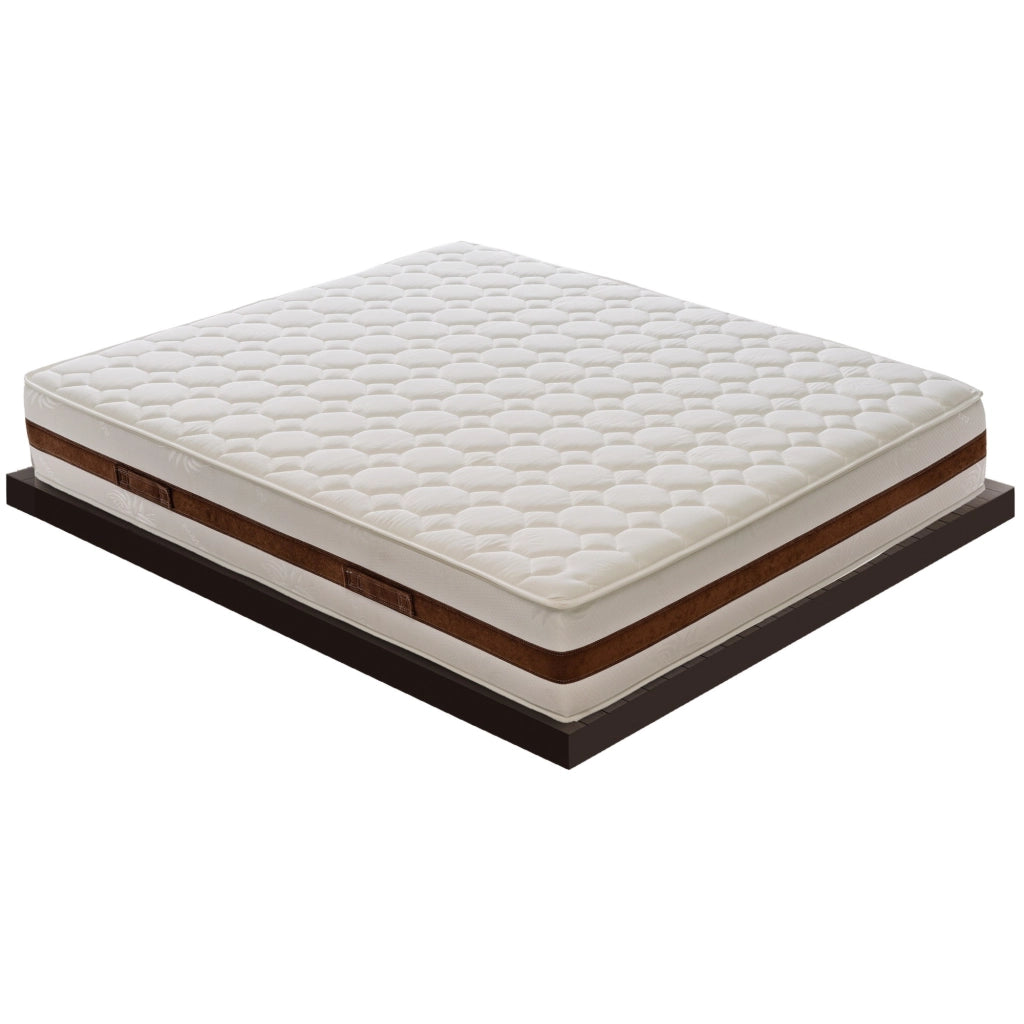 Materasso Matrimoniale 200x200 in memory foam, altezza 28 cm, 5 cm di memory foam, anatomico, elastico e indeformabile