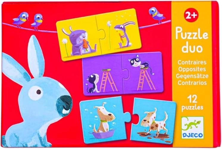 Puzzle Duo Opposti,,Djeco,Eta 2+