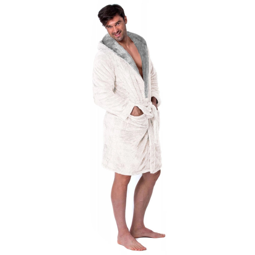 Accappatoio Jordan Ecru Grey Men L
