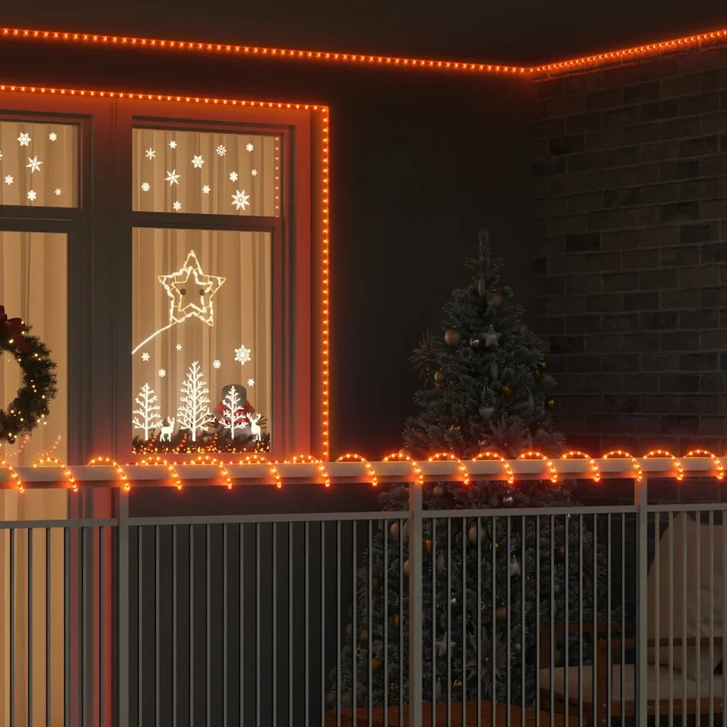 Luce a corda con 240 LED Bianco caldo 10 m PVC 42018935
