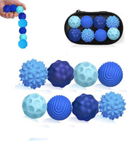 Giocattoli da Fidget 8 pezzi - Sferette Magnetiche - Palline Antistress - Palline Sensoriali - Palline di Acupressione - Stimolano i Sensoi - Palline Stress