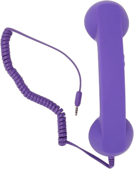 Telefono cellulare retro 35 mm con antenna radioprotetta per smartphone (blu)
