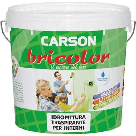IDROPITTURA TRASPIRANTE 'BRICOLOR'  14 lt - CARSON