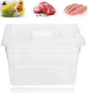 Contenitore Sous-vide op poggiolo - Sostenibile e riutilizzabile con coperchio - 11 Litri