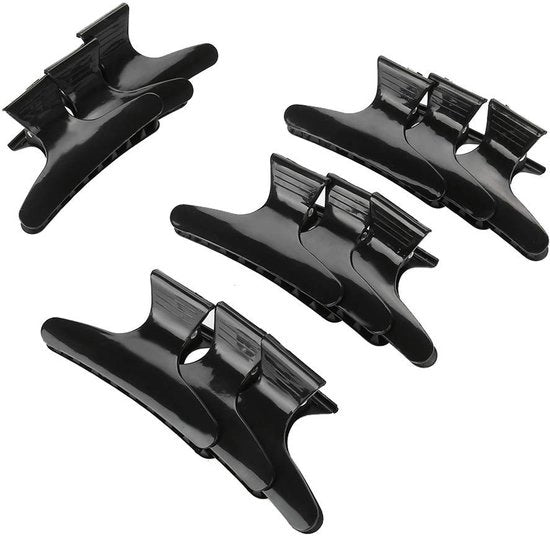 Clips per Capelli Antislip 12 Pezzi - Disegno Farfalla - Utensile per Parrucchiere - Facile da Usare - Duraturo
