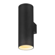 Applique Torre 2 luci GU10 nera in metallo Light Prestige