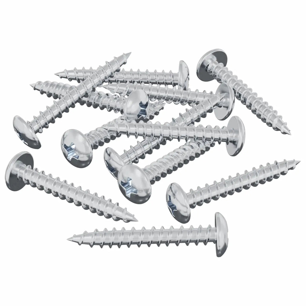 Vite in Legno 8182 pz Argento M4 x 28 mm Ferro CFW8065735