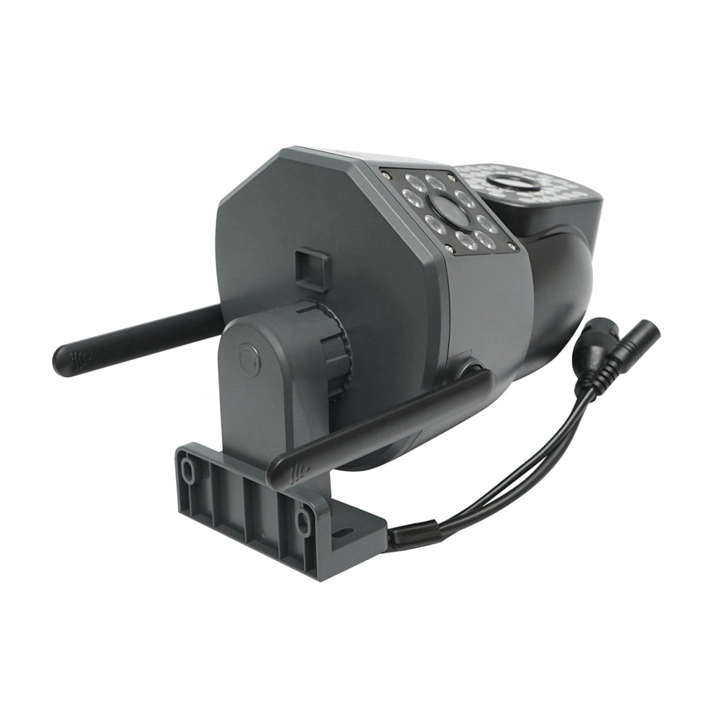 Telecamera di sorveglianza con 3 lenti, 3 obiettivi da 6 MP, WIFI 2.4GHz, rotazione a 360 gradi PTZ con sensore di movimento, allarme, rilevamento umano e applicazione IPC360 Home