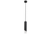 Lampada a sospensione nera industriale Hardin Reality E27